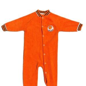 70s orange Cleveland Browns fleece 9-12 months